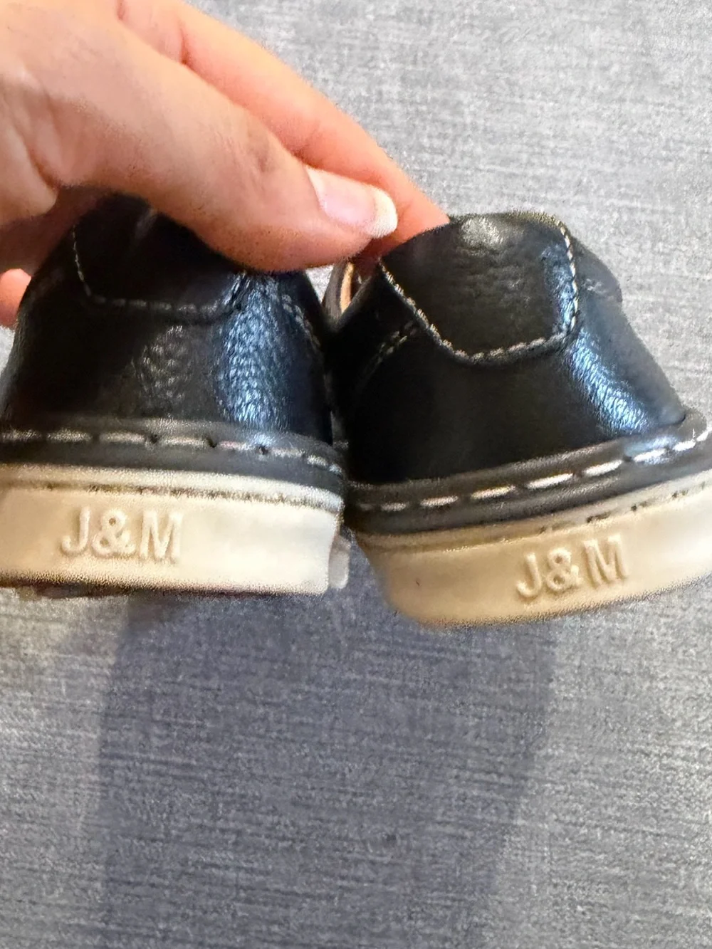 Johnston & Murphy black leather